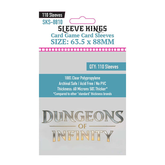 Sleeve Kings Dungeons of Infinity Sleeve Pack Board Game by Sky Kingdom 1