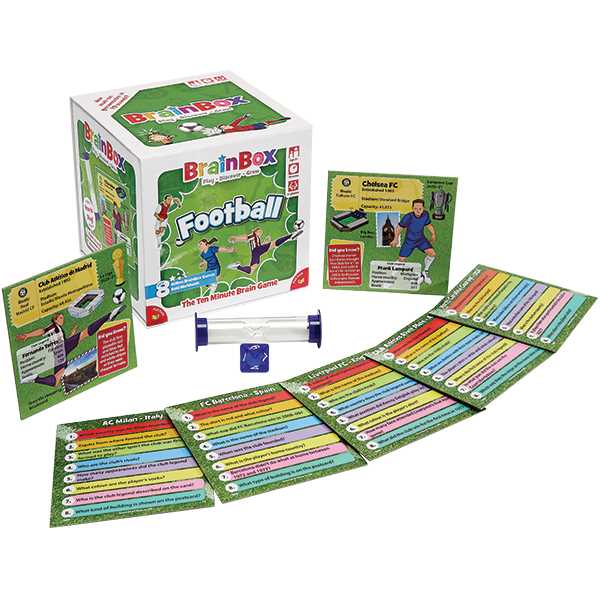 BrainBox Football Refresh 2022 Board Game by Bezzerwizzer 2