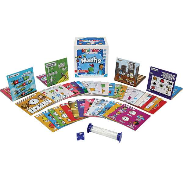 BrainBox Maths Refresh 2022 Board Game by Bezzerwizzer 3