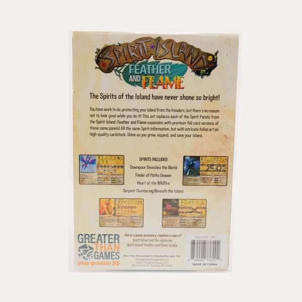 Spirit Island Feather & Flame Game Foil Panels 1