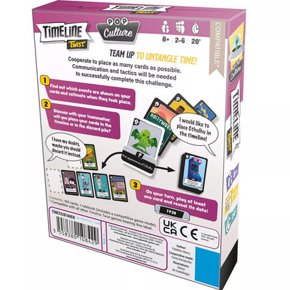 Timeline Twist Pop Culture Edition Test Your Chronological Knowledge Cooperative Trivia 8