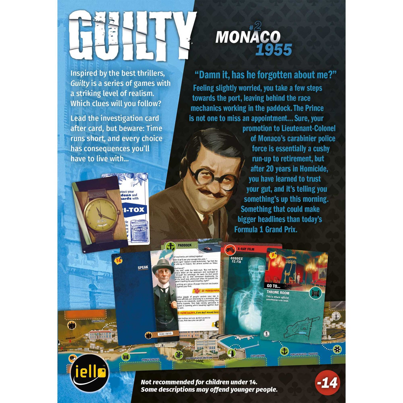 Guilty Monaco 1955 Puzzle Game by Iello 2