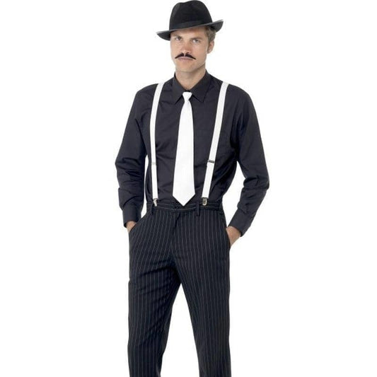 Gangster Instant Kit Adult Black White 2