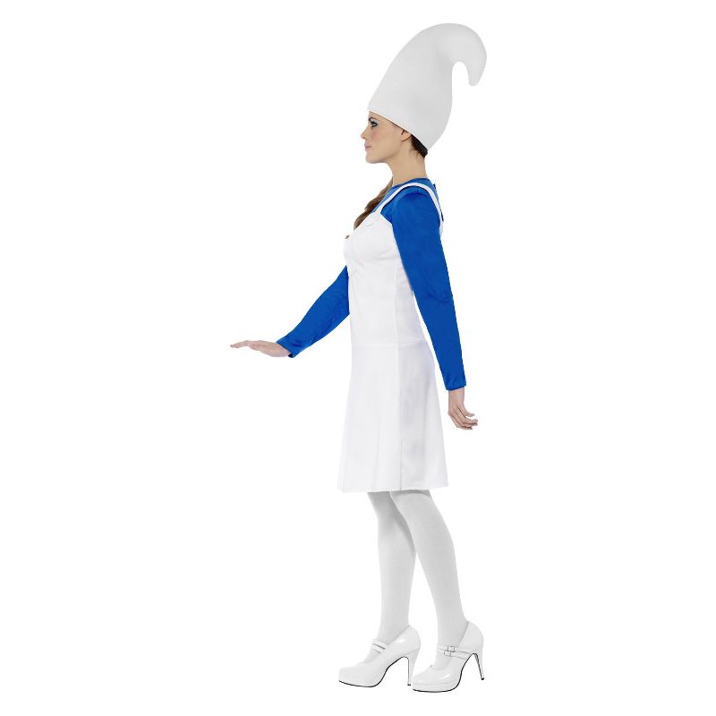 Garden Gnome Costume Female White and Blue 3