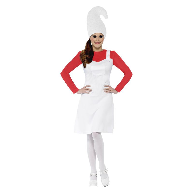 Garden Gnome Costume Female White and Red_1