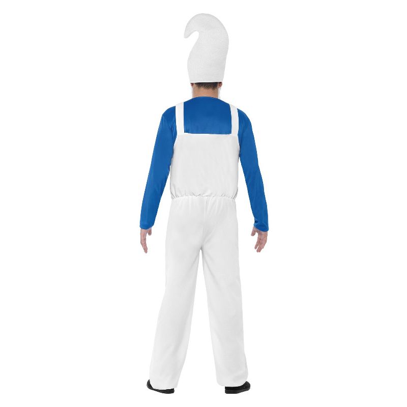 Garden Gnome Costume Male Blue and White Adult 2