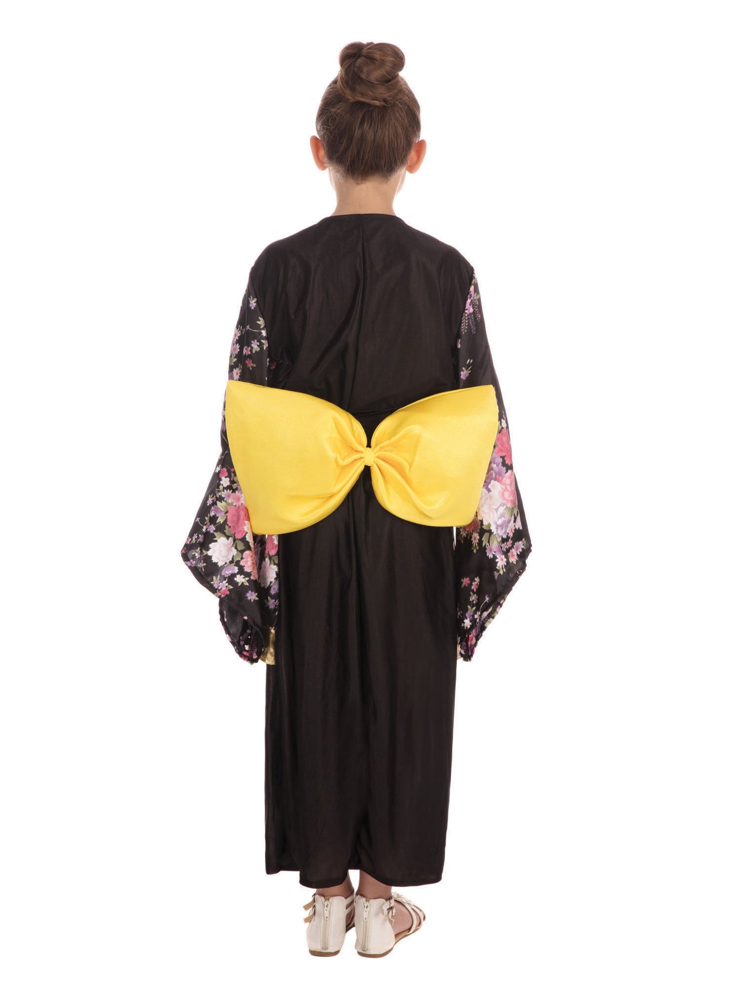 Geisha Girl Costume Black Komodo Oriental Dress 3
