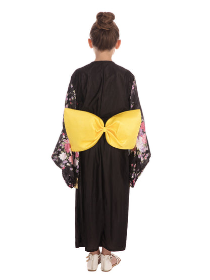 Geisha Girl Costume Black Komodo Oriental Dress 3