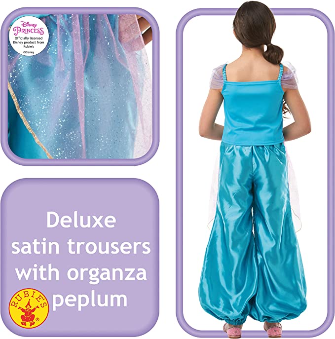 Gem Princess Jasmine Aladdin Costume for Girls 2