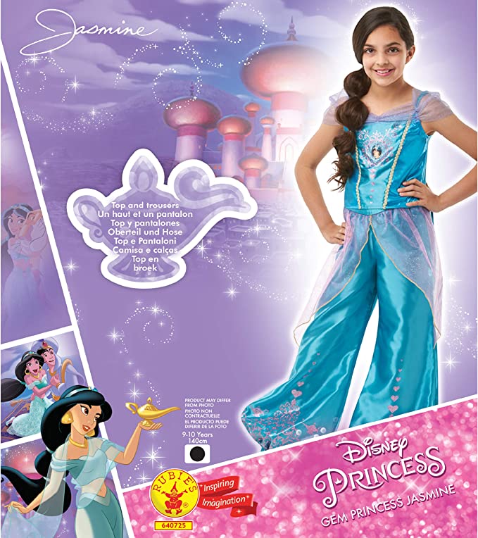 Gem Princess Jasmine Aladdin Costume for Girls_4