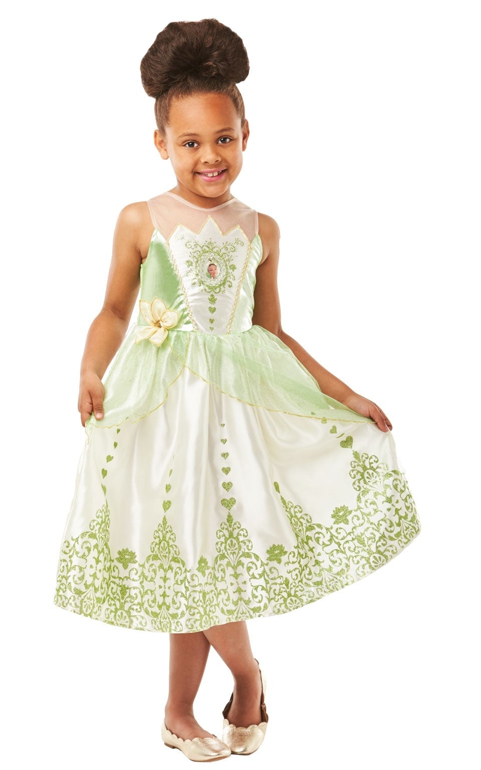 Gem Princess Tiana Kids Costume 1