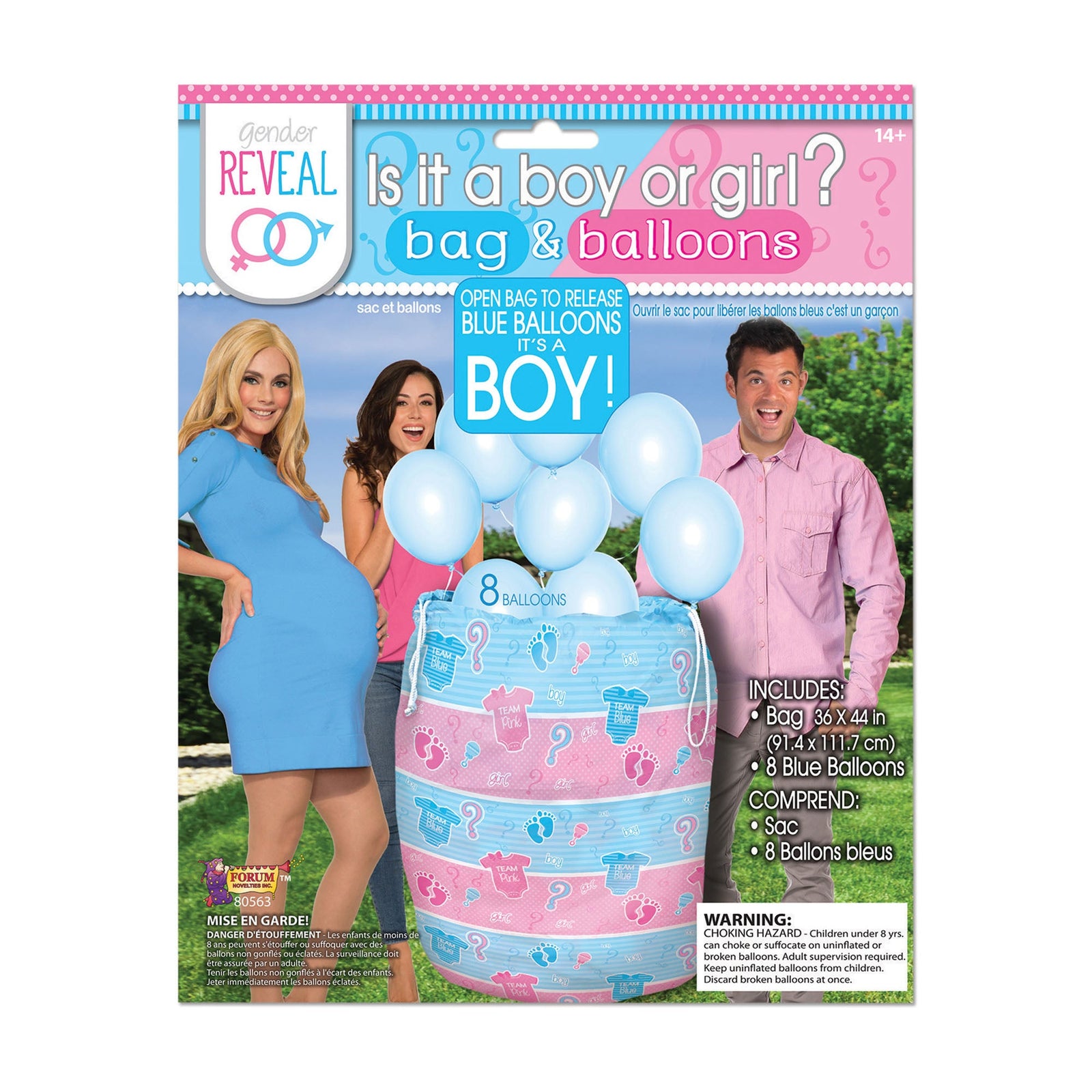 Gender Reveal Balloons Blue 1