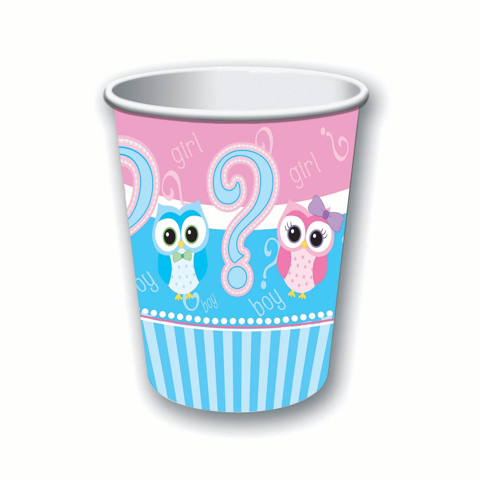 Gender Reveal Cups 266ml Party Decoration 1