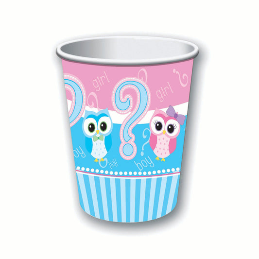 Gender Reveal Cups 266ml Party Decoration 1