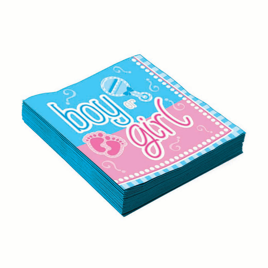 Gender Reveal Napkins 25cm X 25cm_1