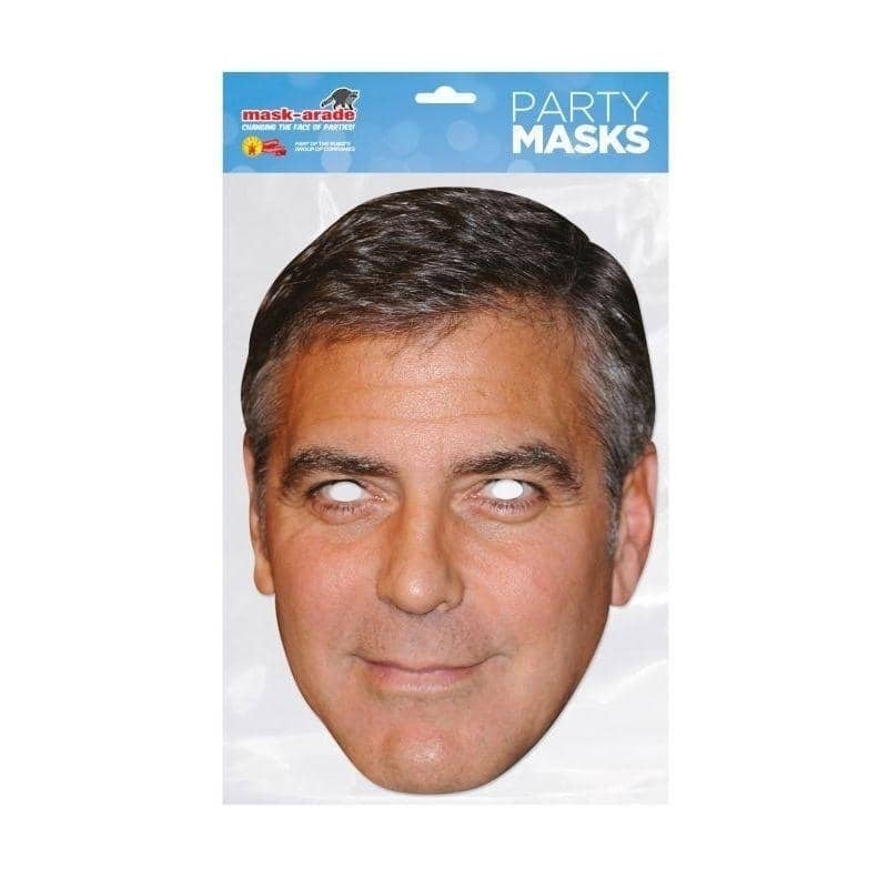 George Clooney Celebrity Face Mask 1