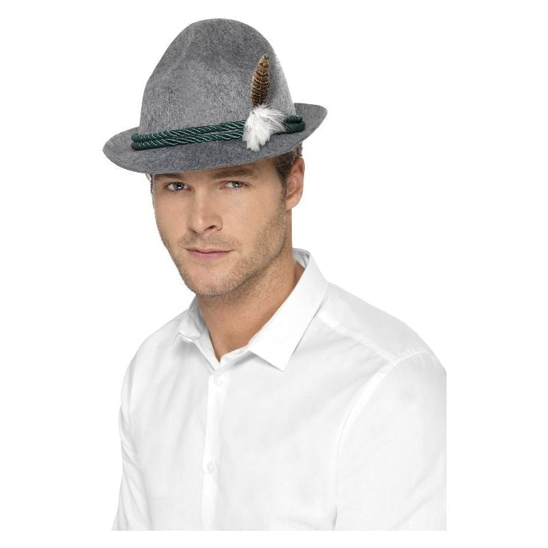 Size Chart German Trenker Hat With Feather Adult Grey