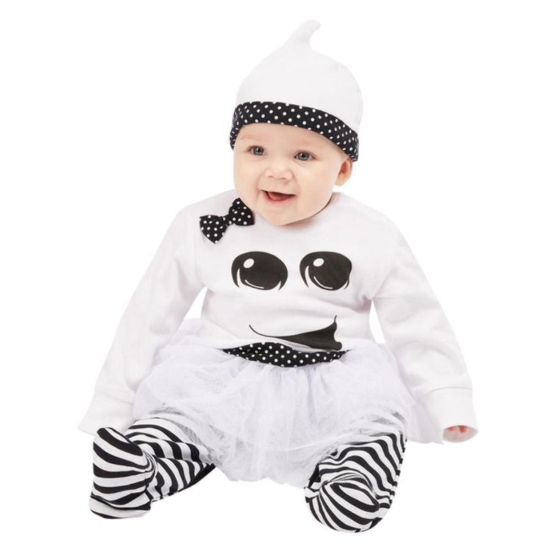 Ghost Girl Baby Costume Black & White_1
