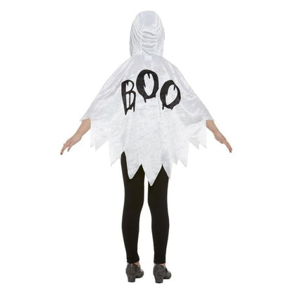Ghost Hooded Cape Child White 2