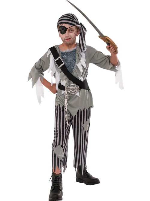 Ghost Pirate Boy Costume for Kids_1