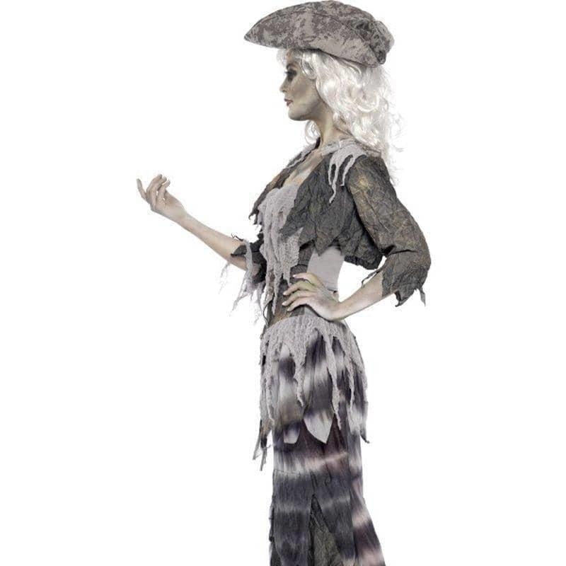 Ghost Ship Ghoulina Costume Ladies Grey Zombie Pirate Outfit 3
