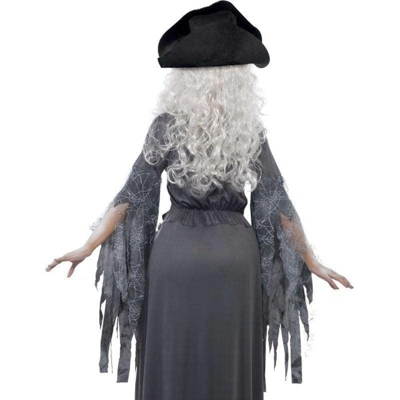 Ghost Ship Princess Costume Adult Grey Black Dress Hat_2