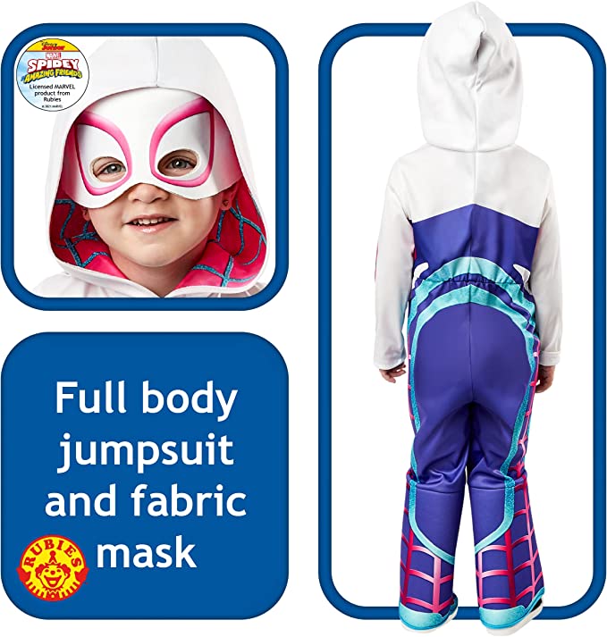 Ghost Spider Costume for Toddlers Spider Gwen Spidey Amazing Friends 6