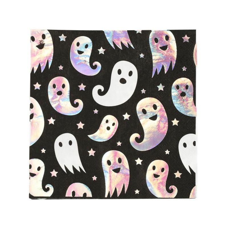 Ghost Tableware Party Napkins X8 1