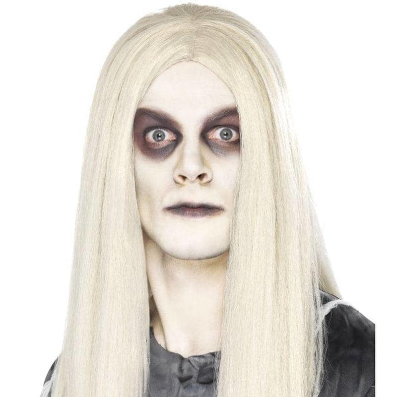 Ghost Town Native American Inspired Indian Style Wig Adult White 1