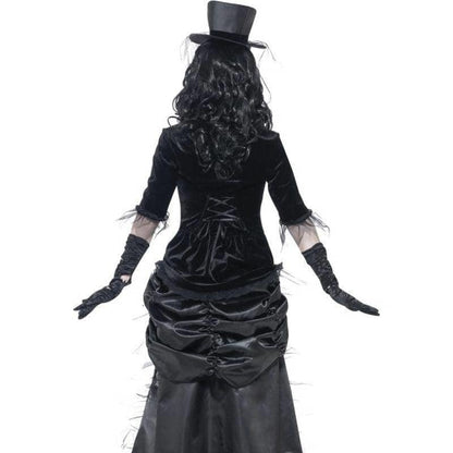 Ghost Town Widow Costume Adult Grey 2
