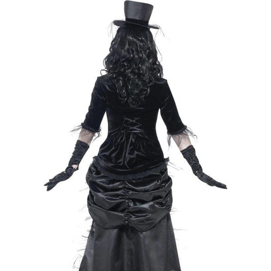Ghost Town Widow Costume Adult Grey 2