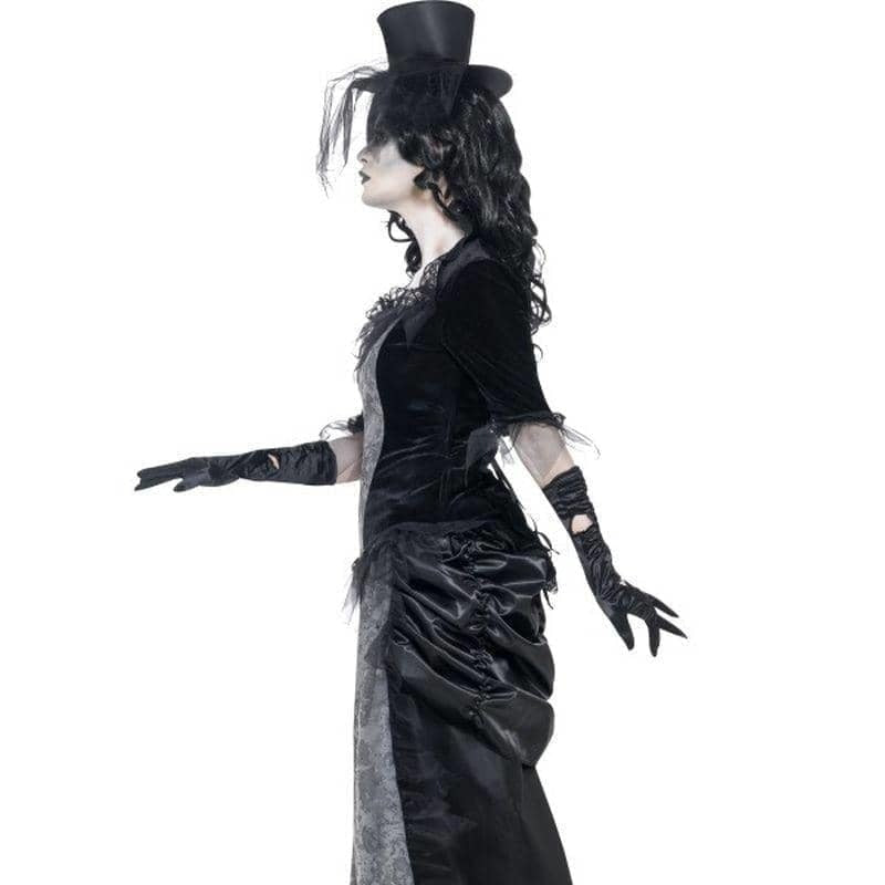 Ghost Town Widow Costume Adult Grey 3