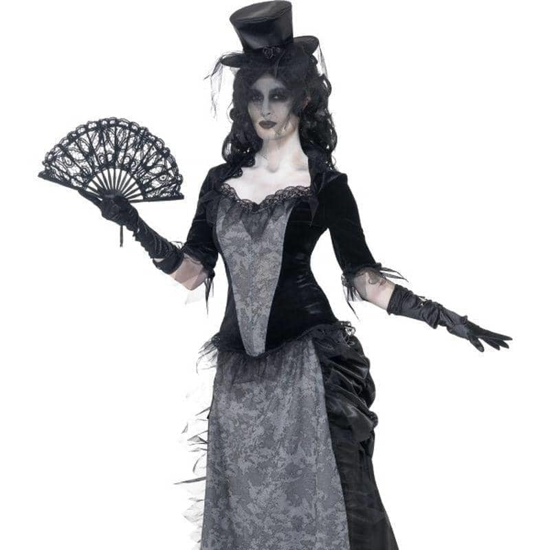 Ghost Town Widow Costume Adult Grey 1