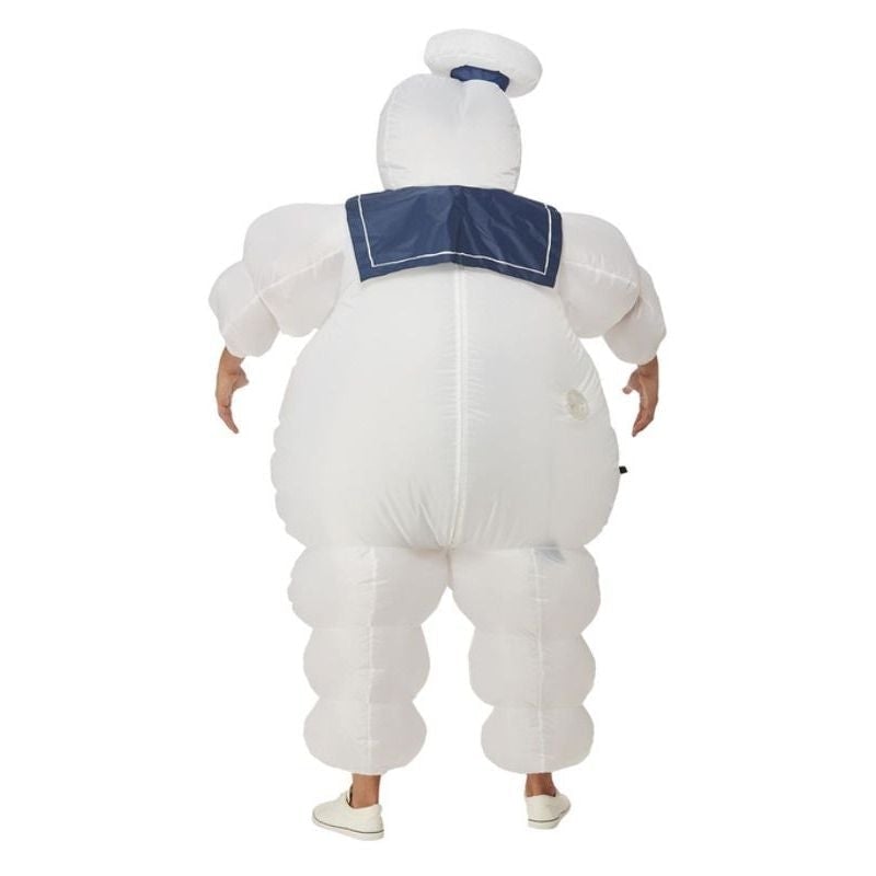 Ghostbusters Inflatable Stay Puft Licensed Costume Adult White 2