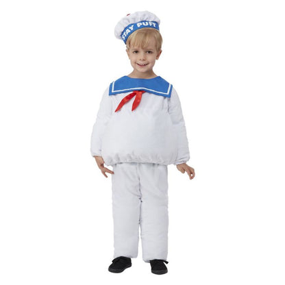 Ghostbusters Stay Puft Costume Child Blue Red White 1
