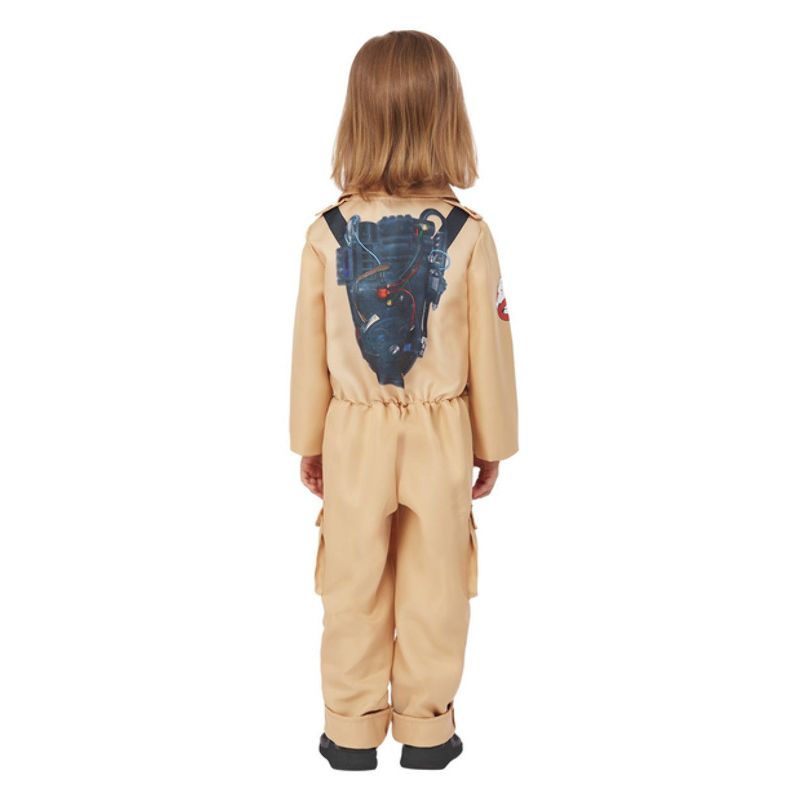 Ghostbusters Toddler Costume Beige All In One with Printed Proton Pack 2