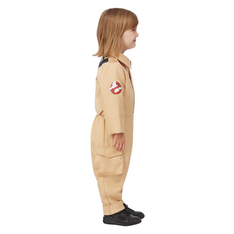 Ghostbusters Toddler Costume Beige All In One with Printed Proton Pack 3