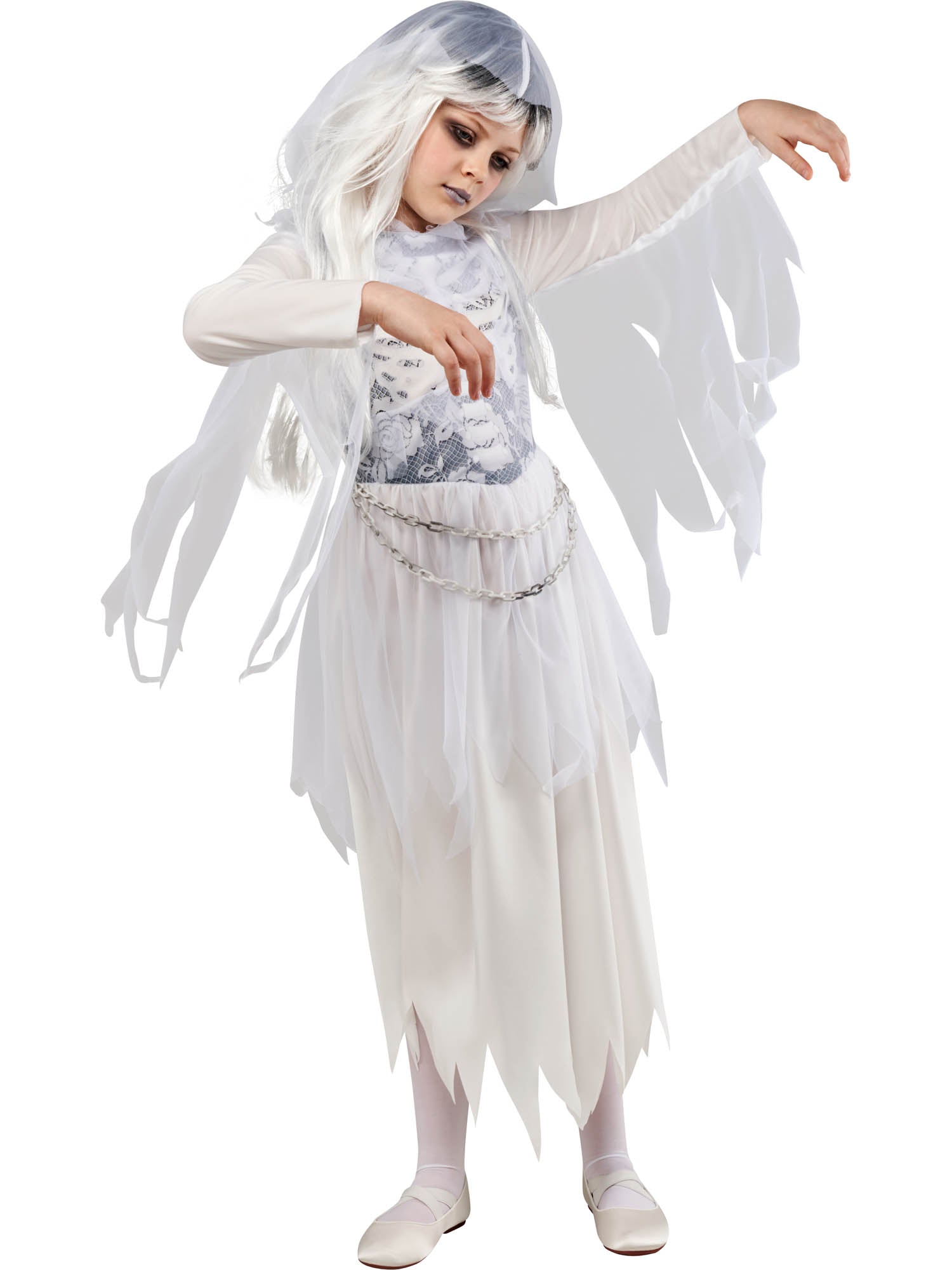 Ghostly Girl Costume Halloween 1