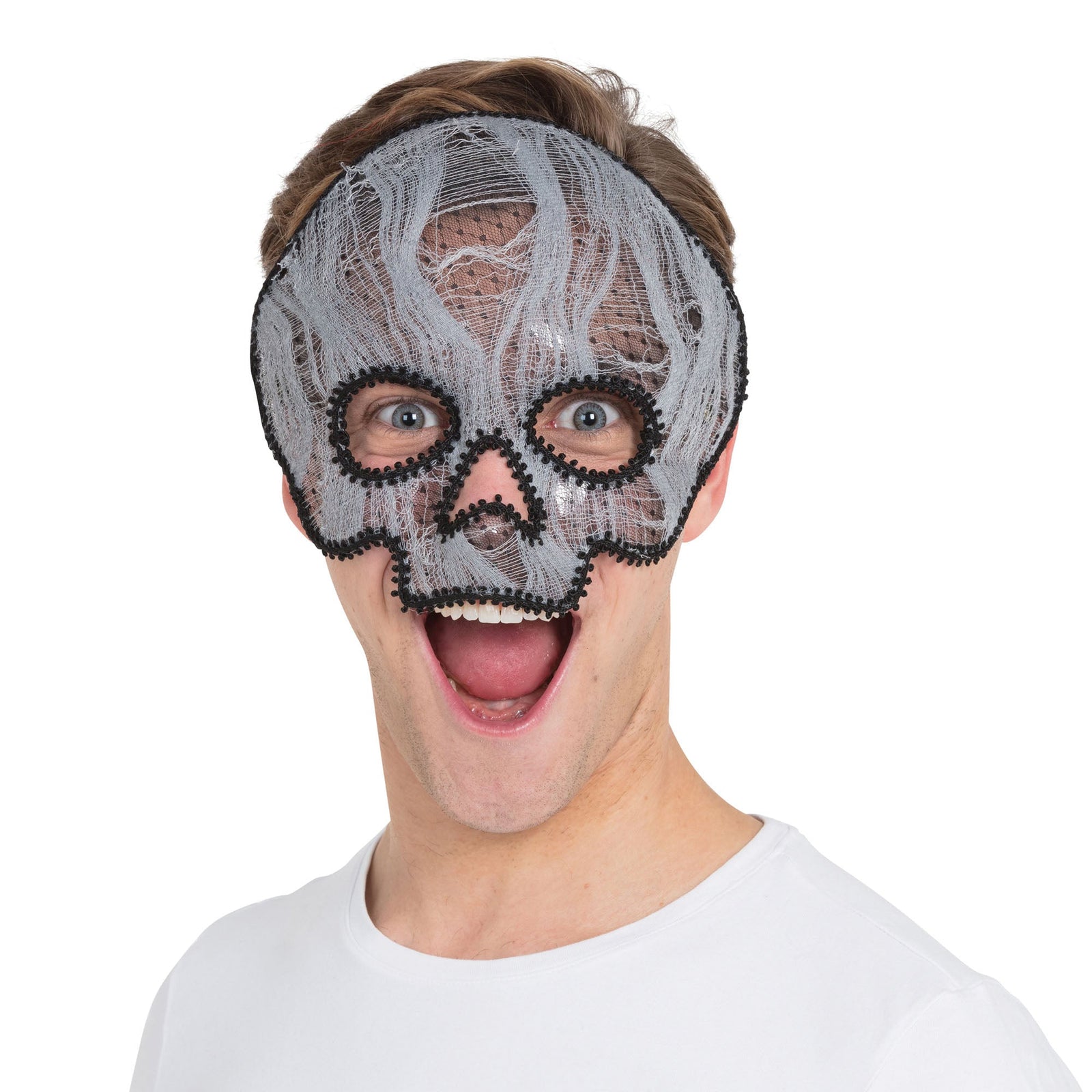 Ghostly Skull Eye Mask Day of the Dead 1