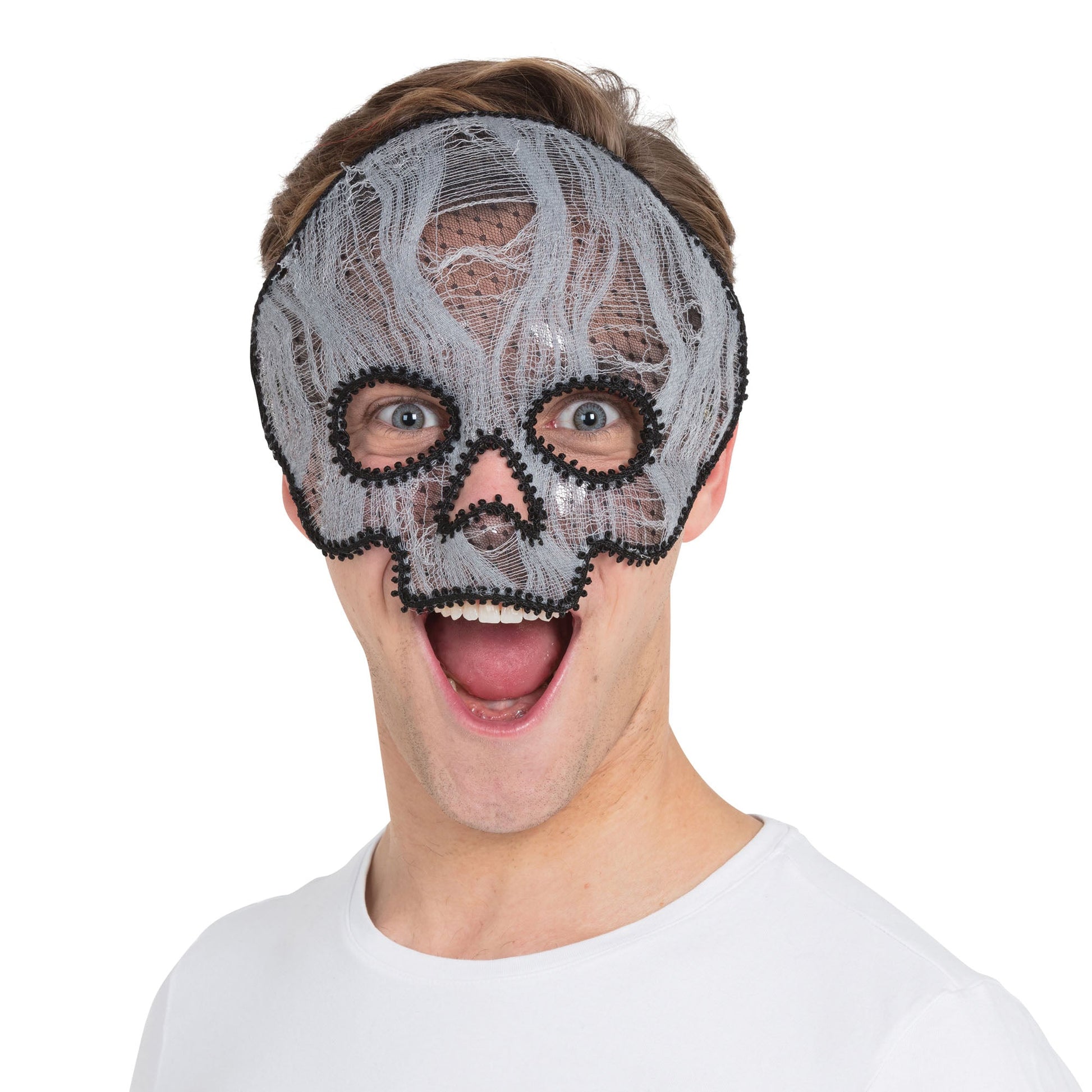 Ghostly Skull Eye Mask Day of the Dead 1