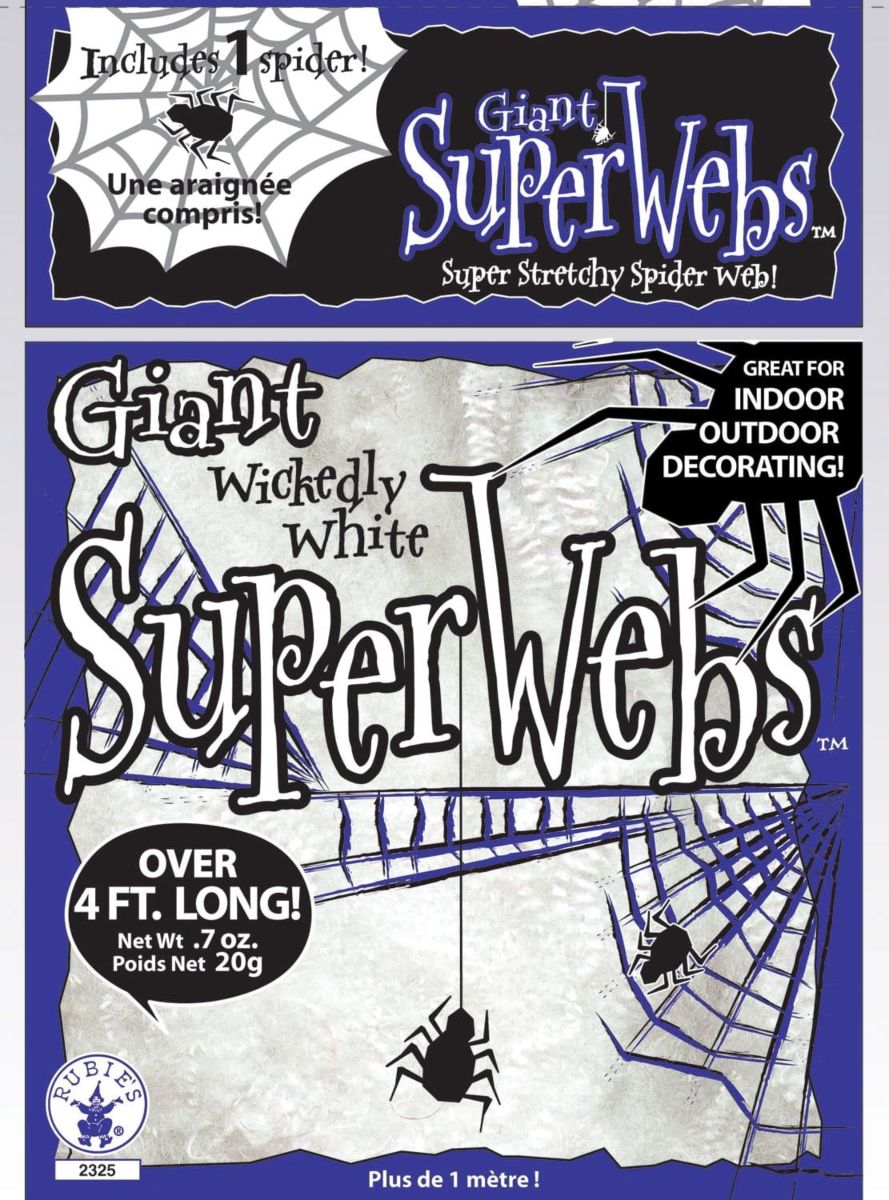 Giant Spiderwebs 138g with 8 Spiders 1