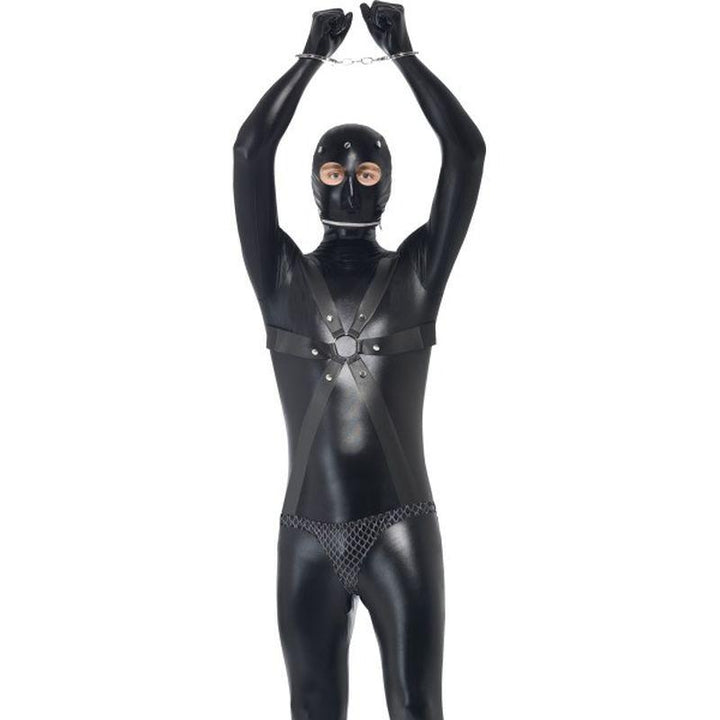 Gimp Costume Adult Black Bodysuit_2