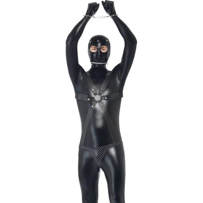 Gimp Costume Pulp Fiction Adult Black Bodysuit 2