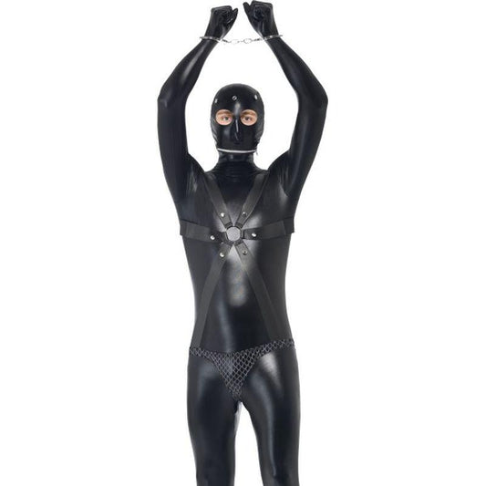 Gimp Costume Pulp Fiction Adult Black Bodysuit 2