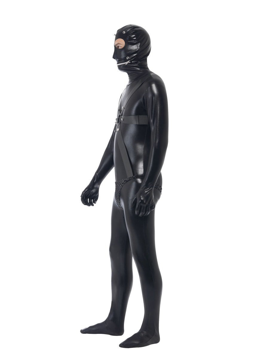 Gimp Costume Pulp Fiction Adult Black Bodysuit 3
