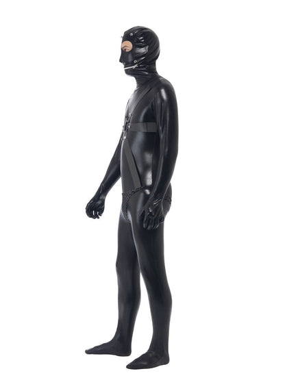 Gimp Costume Pulp Fiction Adult Black Bodysuit 3