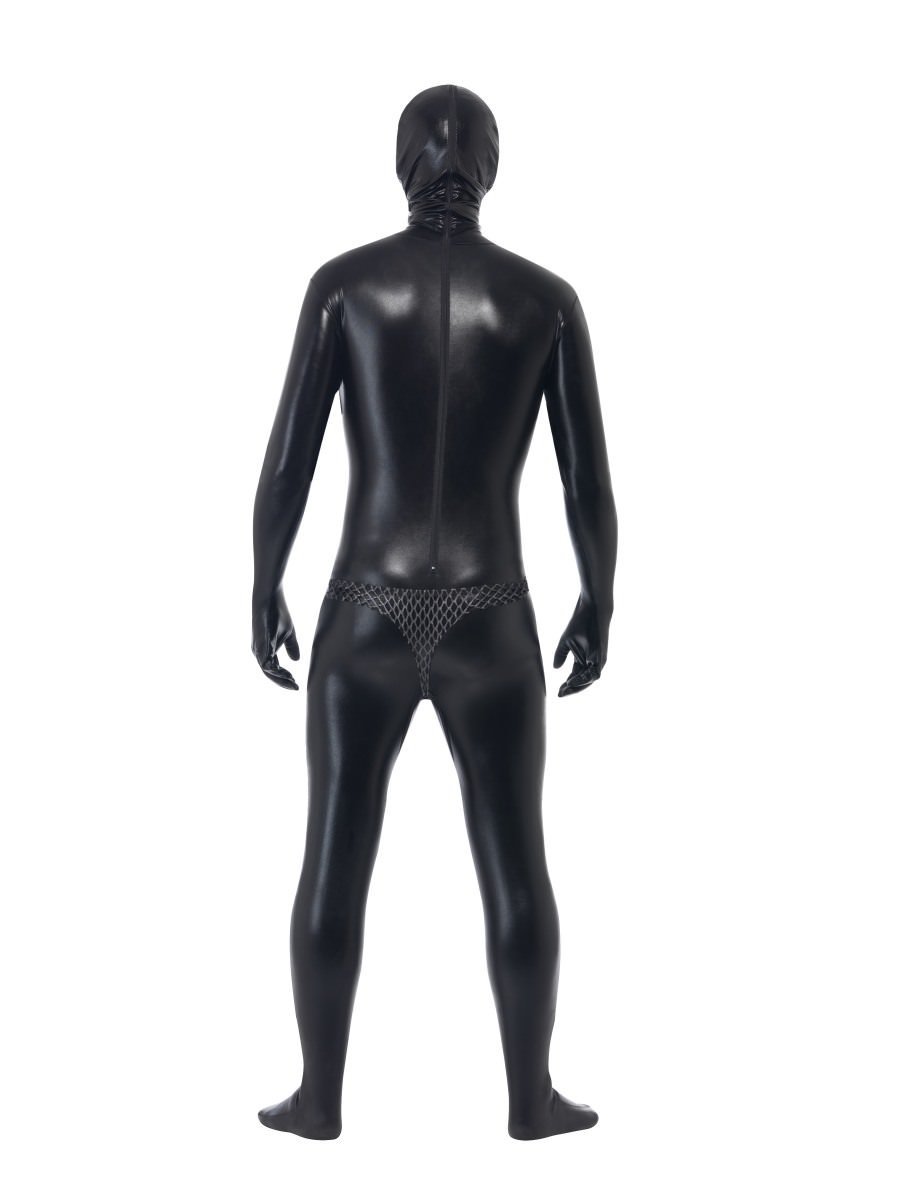 Gimp Costume Adult Black Bodysuit_4