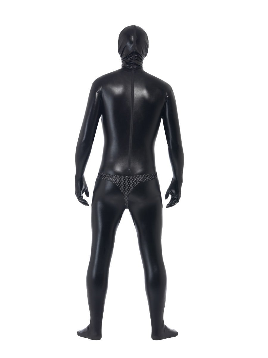 Gimp Costume Pulp Fiction Adult Black Bodysuit 4
