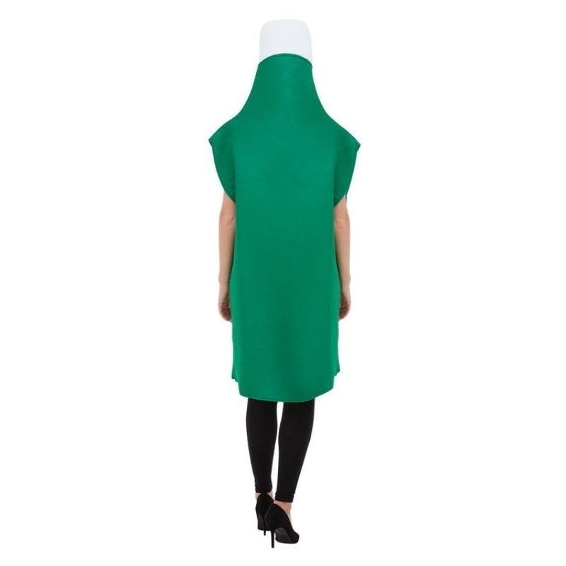 Gin Bottle Costume Adult Green One Size Tabard 2