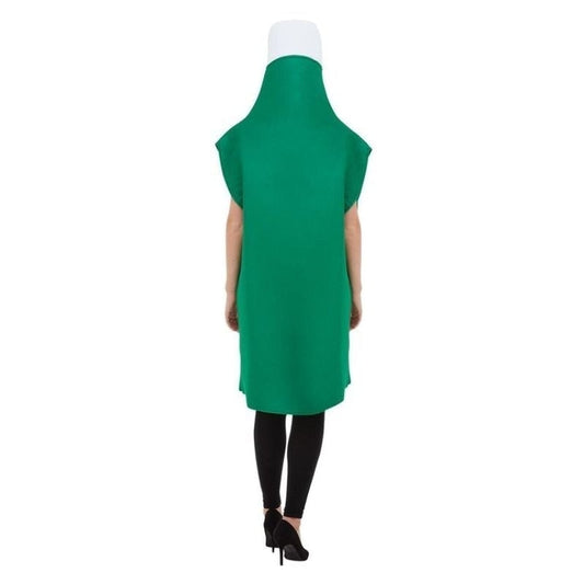 Gin Bottle Costume Adult Green One Size Tabard 2